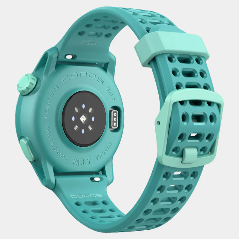 New! Coros Pace 3 GPS Sport Watch Emerald Silicone Band 39g