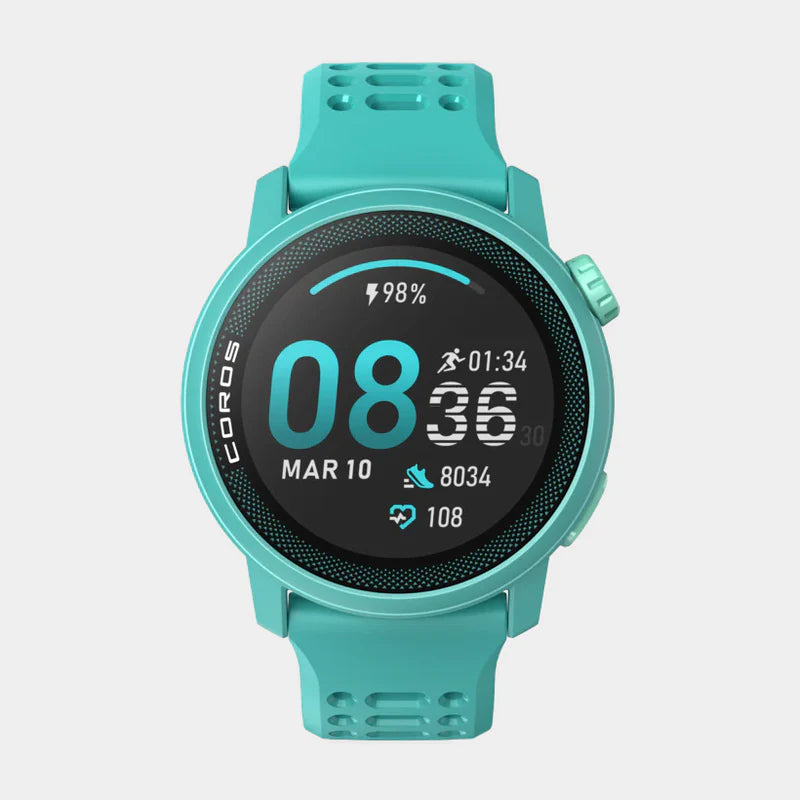 New! Coros Pace 3 GPS Sport Watch Emerald Silicone Band 39g