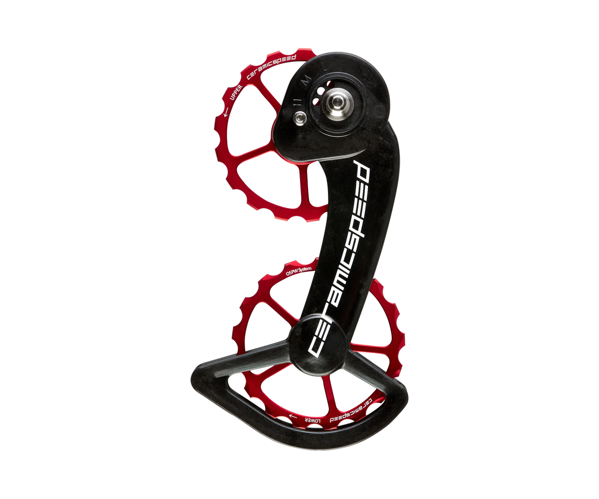New! Ceramicspeed OSPW Cage for SRAM Mechanical Red Rear