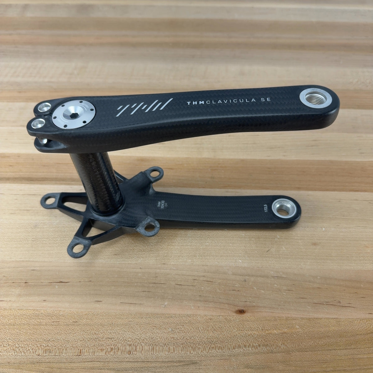 New! THM Clavicula SE 172.5mm Matte 3K Carbon Crank Arm Assembly MSRP $1859