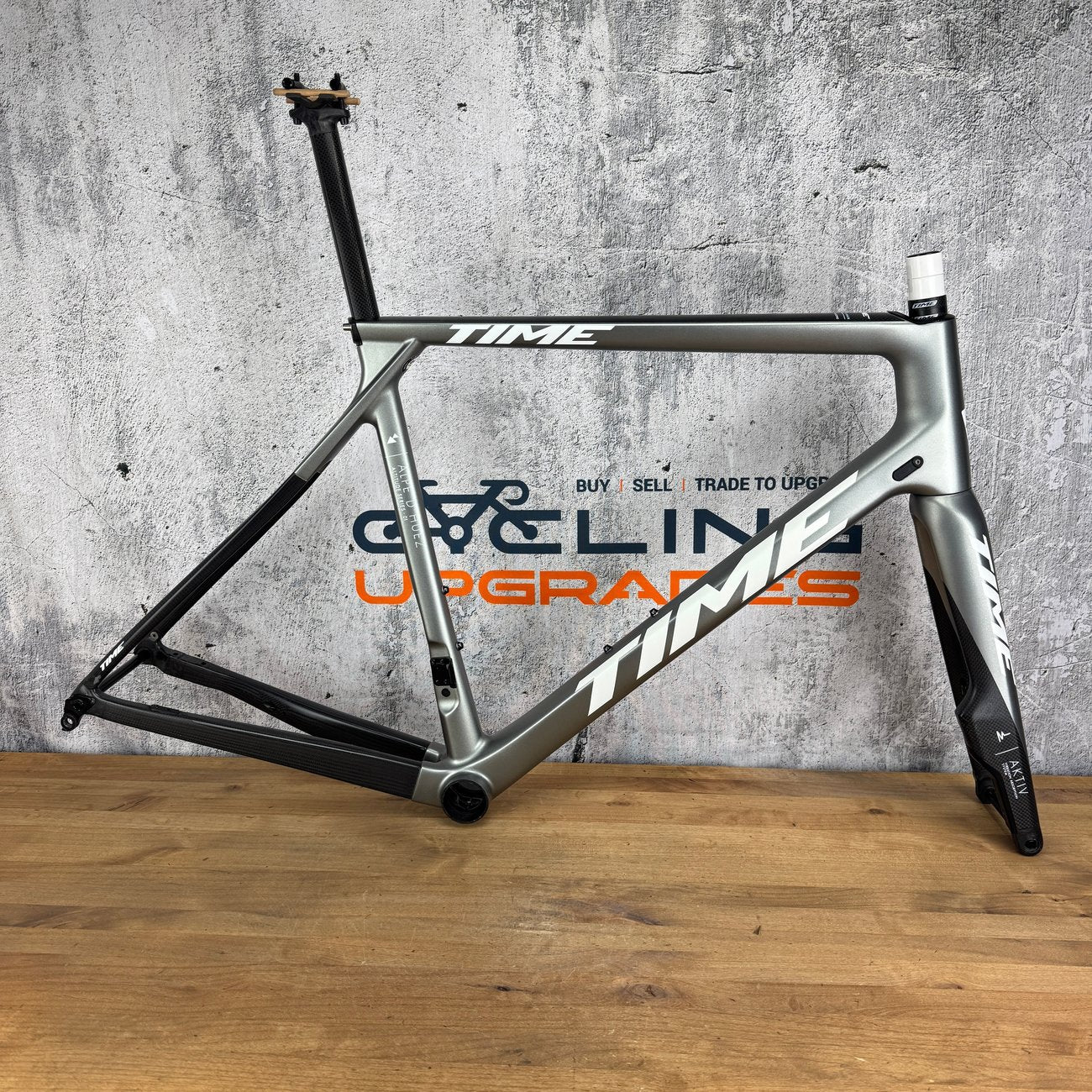 2020 Time Alpe D' Huez Medium AKTIV Carbon Disc Brake Frameset