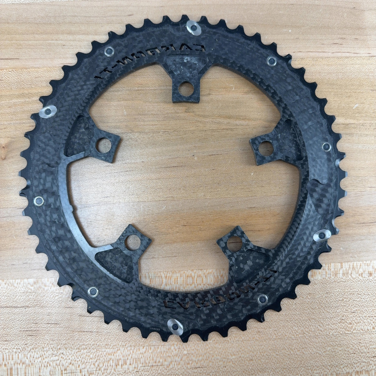 New! Carbon-Ti X-Carboring EVO 52t 11/12-Speed 5-Bolt Bike Outer Chainring 102g