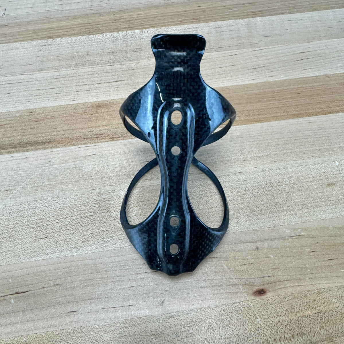 Arundel Mandible 3K Weave Glossy Black Carbon Water Bottle Cages