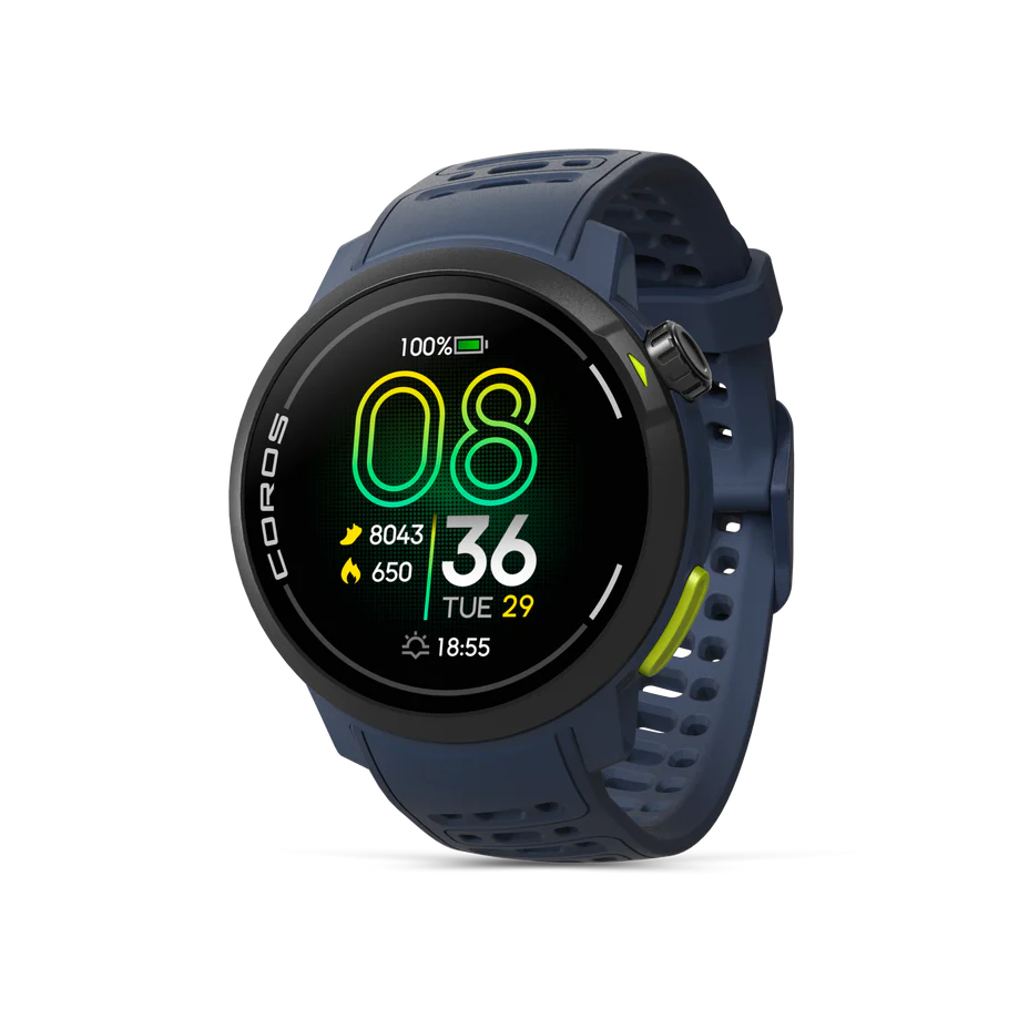 New! Coros Pace Pro GPS Sport Watch Blue Silicone Band 49g