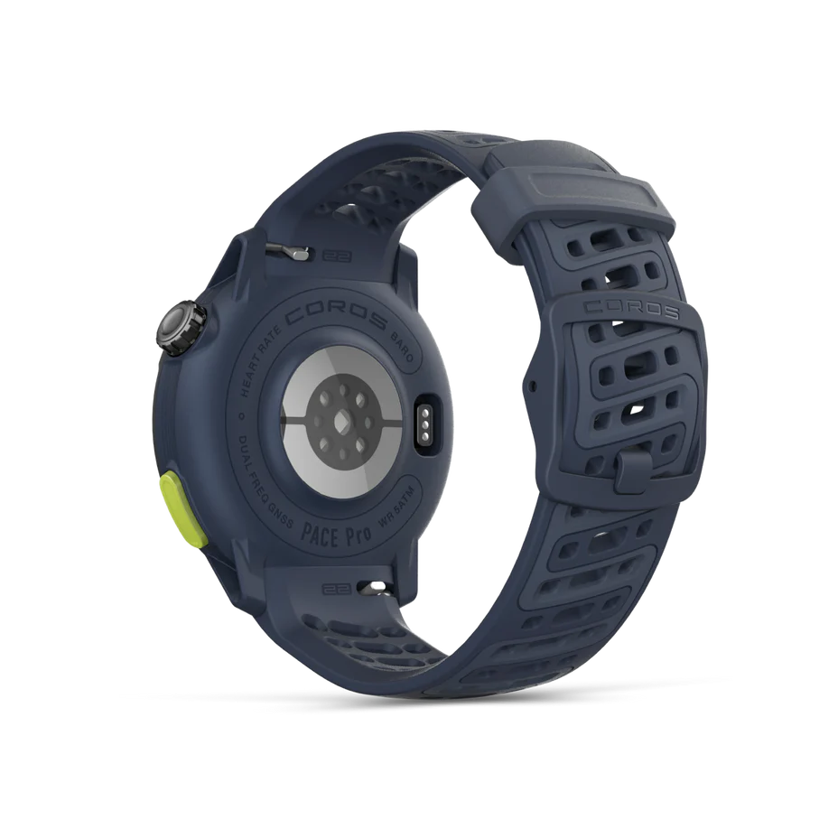 New! Coros Pace Pro GPS Sport Watch Blue Silicone Band 49g