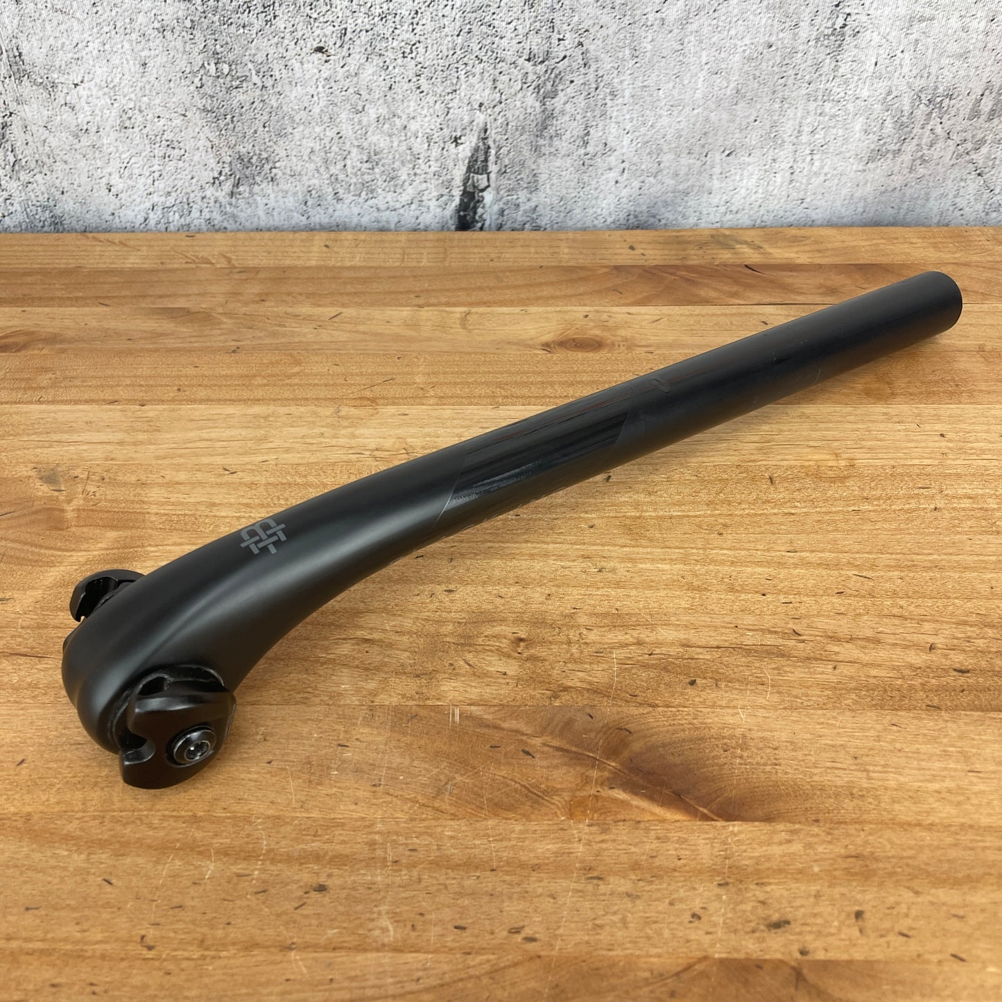 Black Inc 27.2mm x 350mm 20mm Setback Carbon Rails Bike Carbon Seatpost 195g