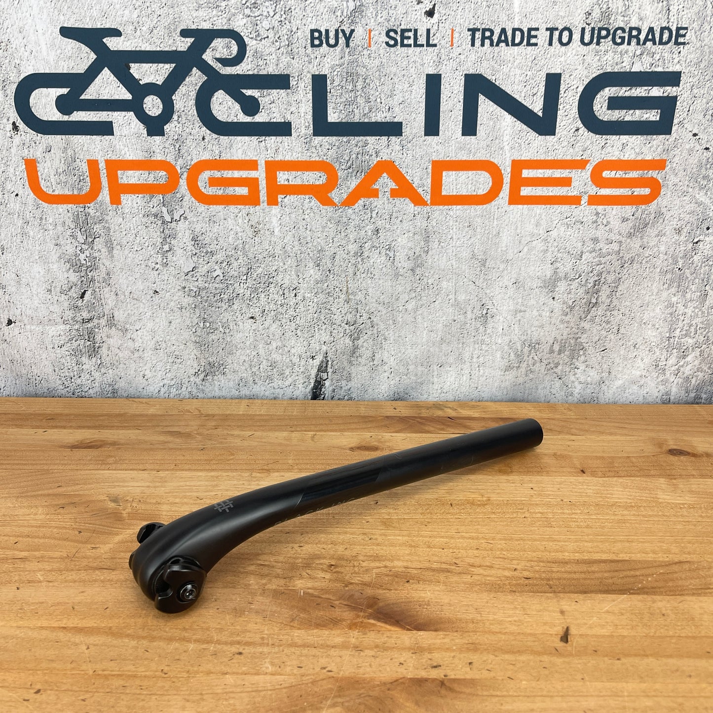 Black Inc 27.2mm x 350mm 20mm Setback Carbon Rails Bike Carbon Seatpost 195g