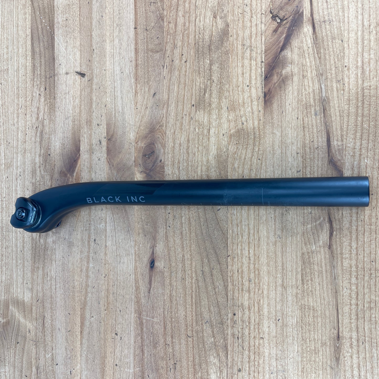 Black Inc 27.2mm x 350mm 20mm Setback Carbon Rails Bike Carbon Seatpost 195g