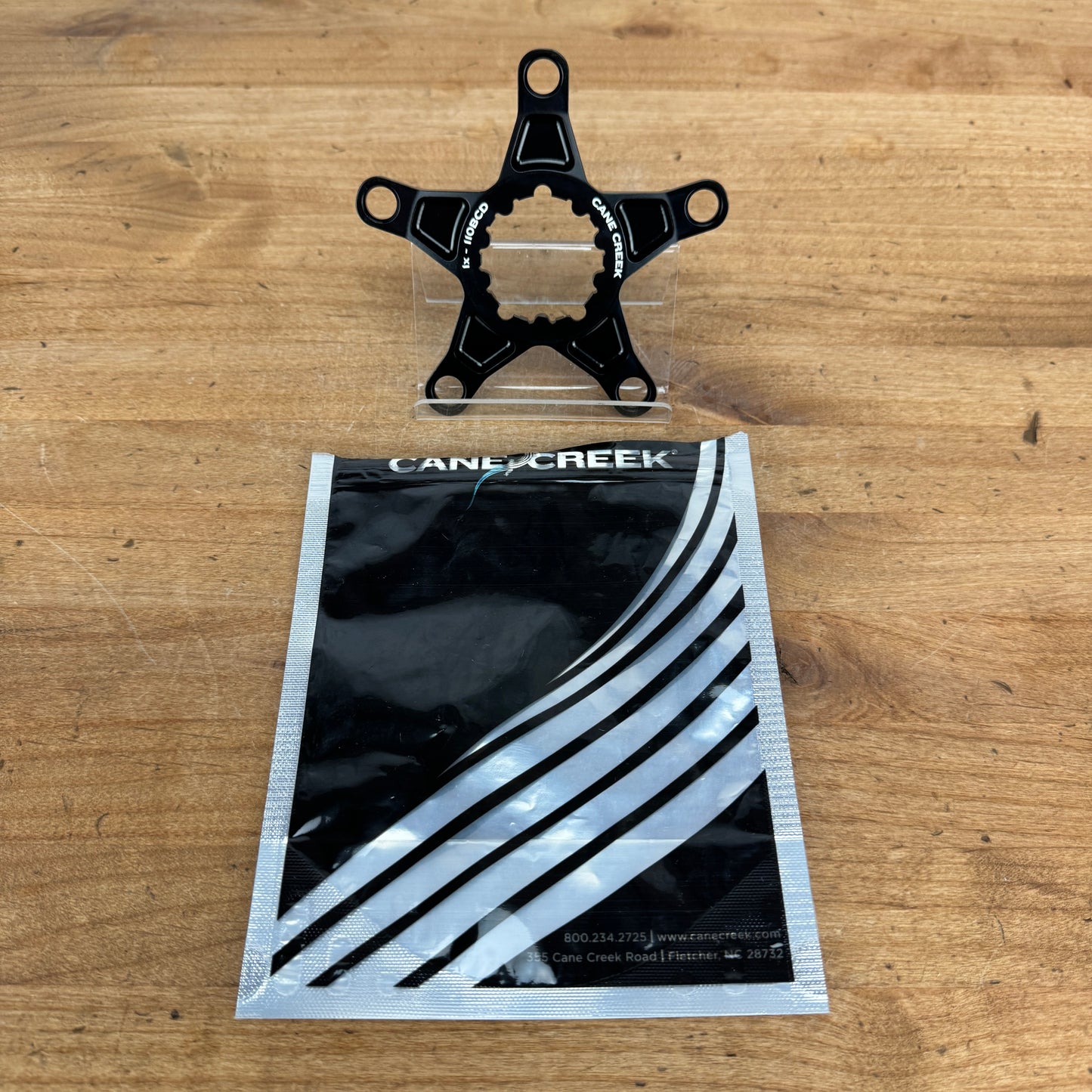 New! Cane Creek 1x Black 5-Bolt 110BCD Direct Mount Chainring Spider BAI0057 47g