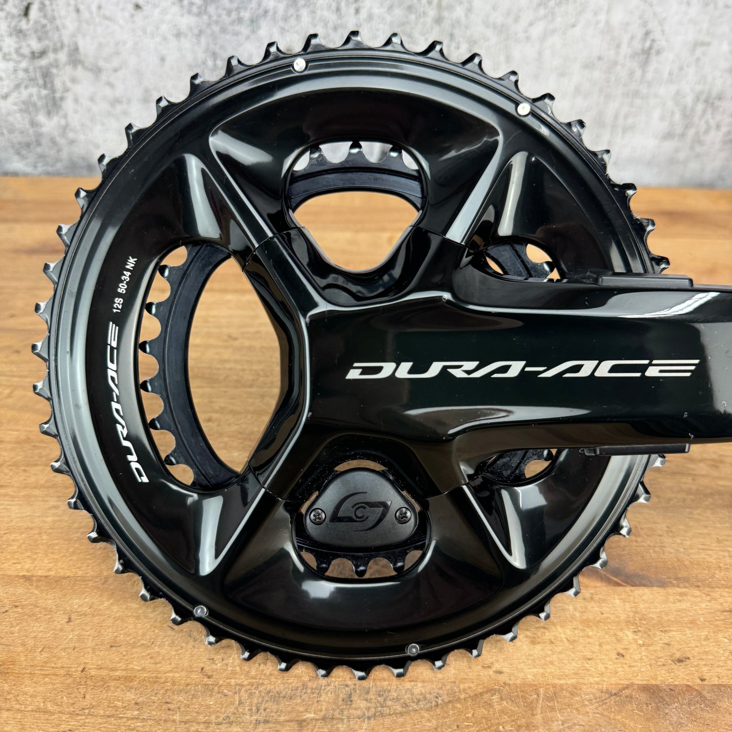 Low Mile! Dura-Ace FC-R9200 50/34t 12-Speed Stages Dual Side Power Meter Crankset