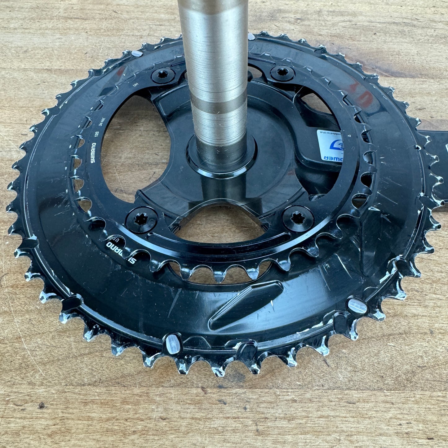 Low Mile! Dura-Ace FC-R9200 50/34t 12-Speed Stages Dual Side Power Meter Crankset
