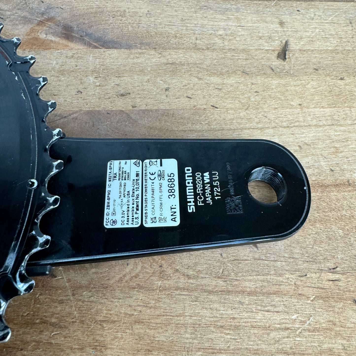 Low Mile! Dura-Ace FC-R9200 50/34t 12-Speed Stages Dual Side Power Meter Crankset