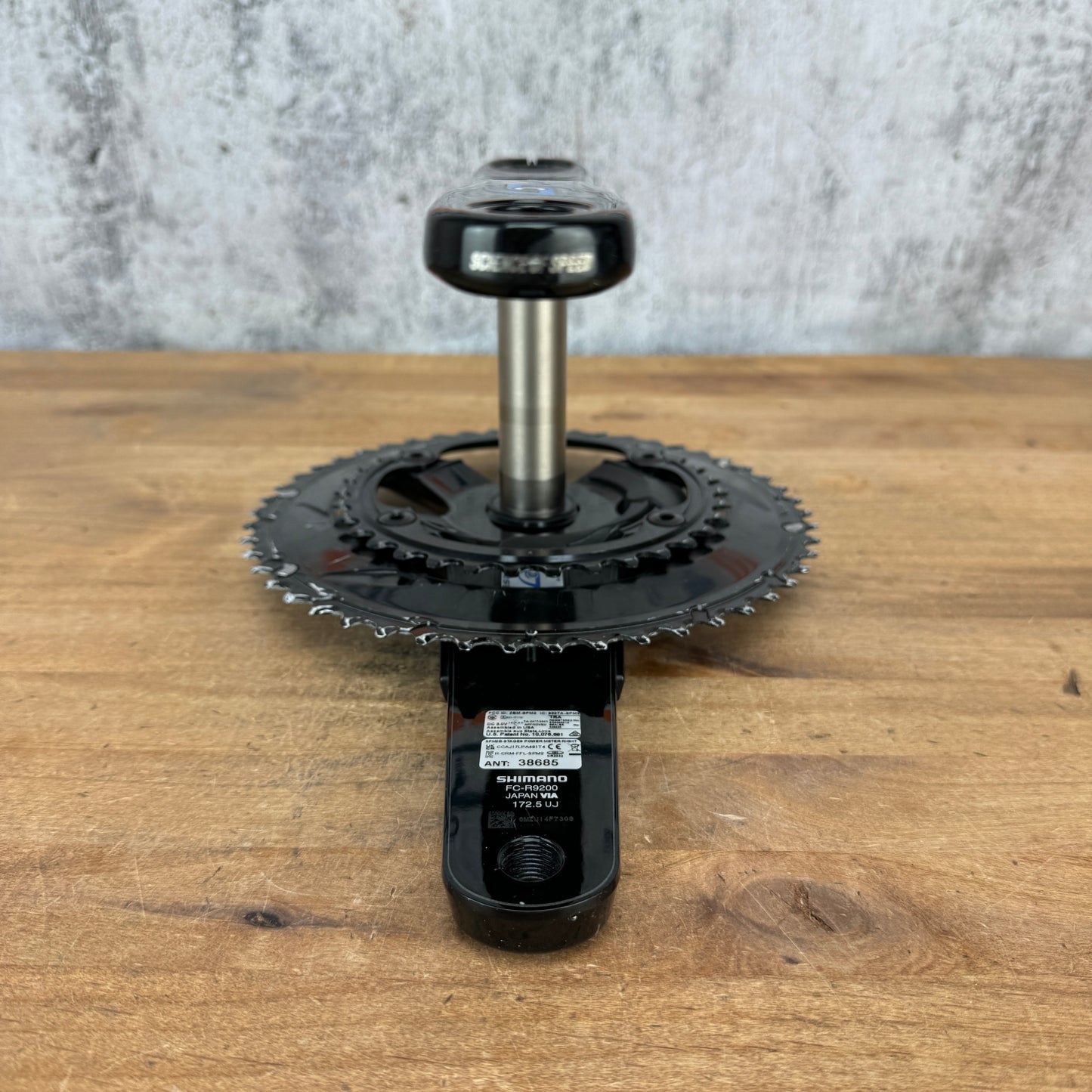 Low Mile! Dura-Ace FC-R9200 50/34t 12-Speed Stages Dual Side Power Meter Crankset