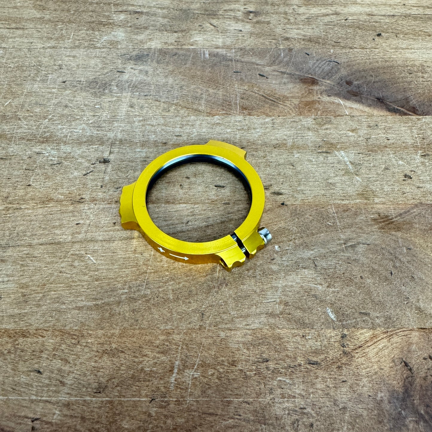 New! Cane Creek Crank Arm Preloader LockRing Black/Silver/Gold BAI0030