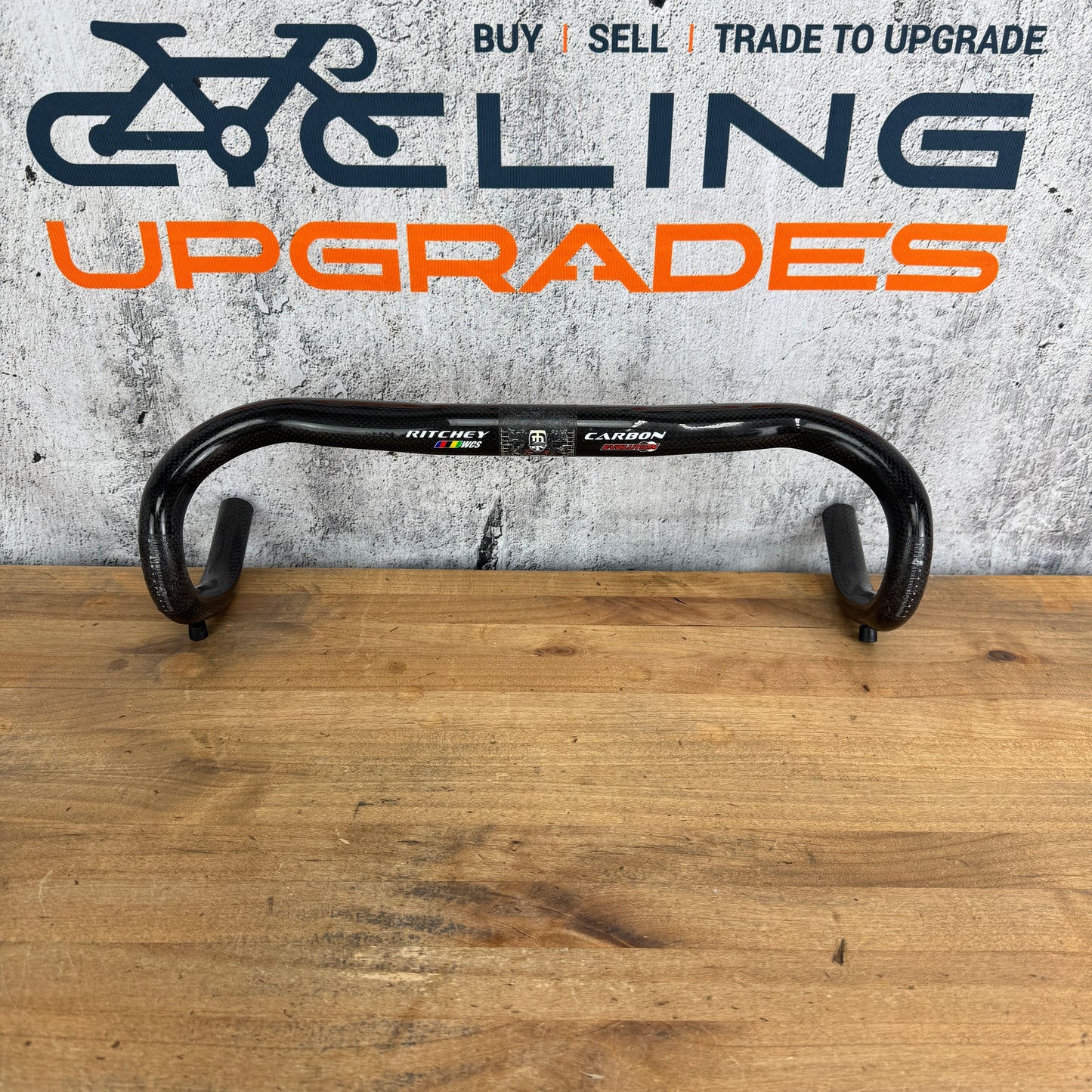 Low Mile! Ritchey WCS 44cm Carbon 31.8mm Round Drop Bar Handlebar 231g