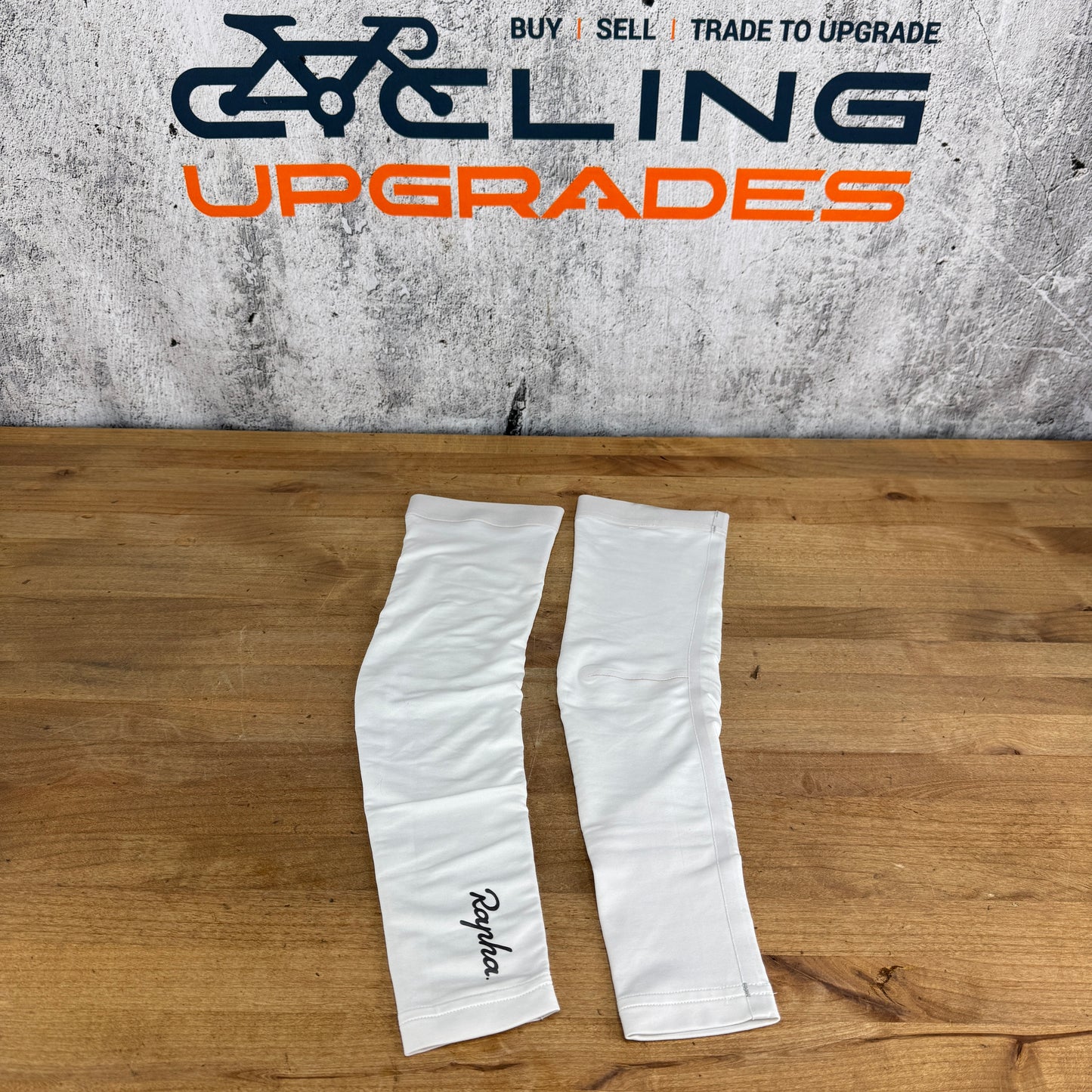Rapha White Medium Cycling Arm Screens