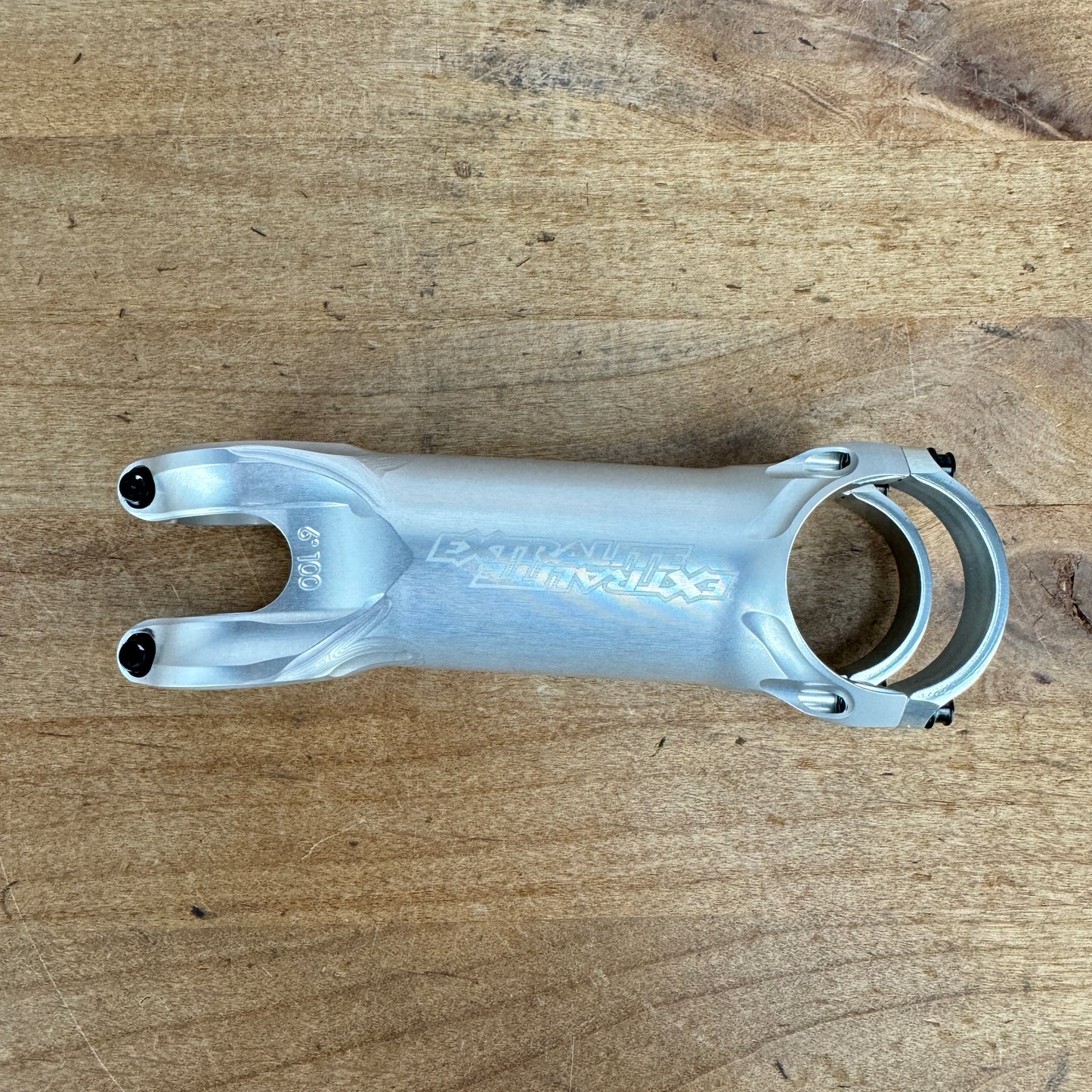 New! Extralite HyperStem 100mm ±6 Degree Silver Limited Edition Bike Stem 78g