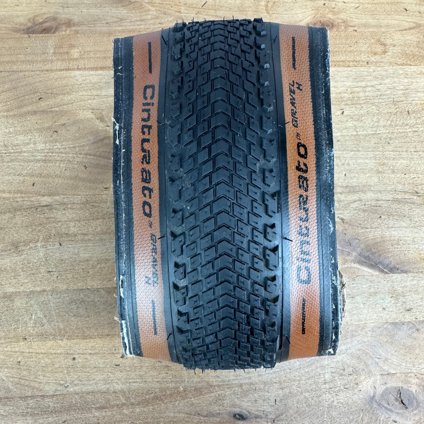 Low Mile Pirelli Cinturato Gravel M 650b x 50mm Tubeless Classic Tan Pair Tires