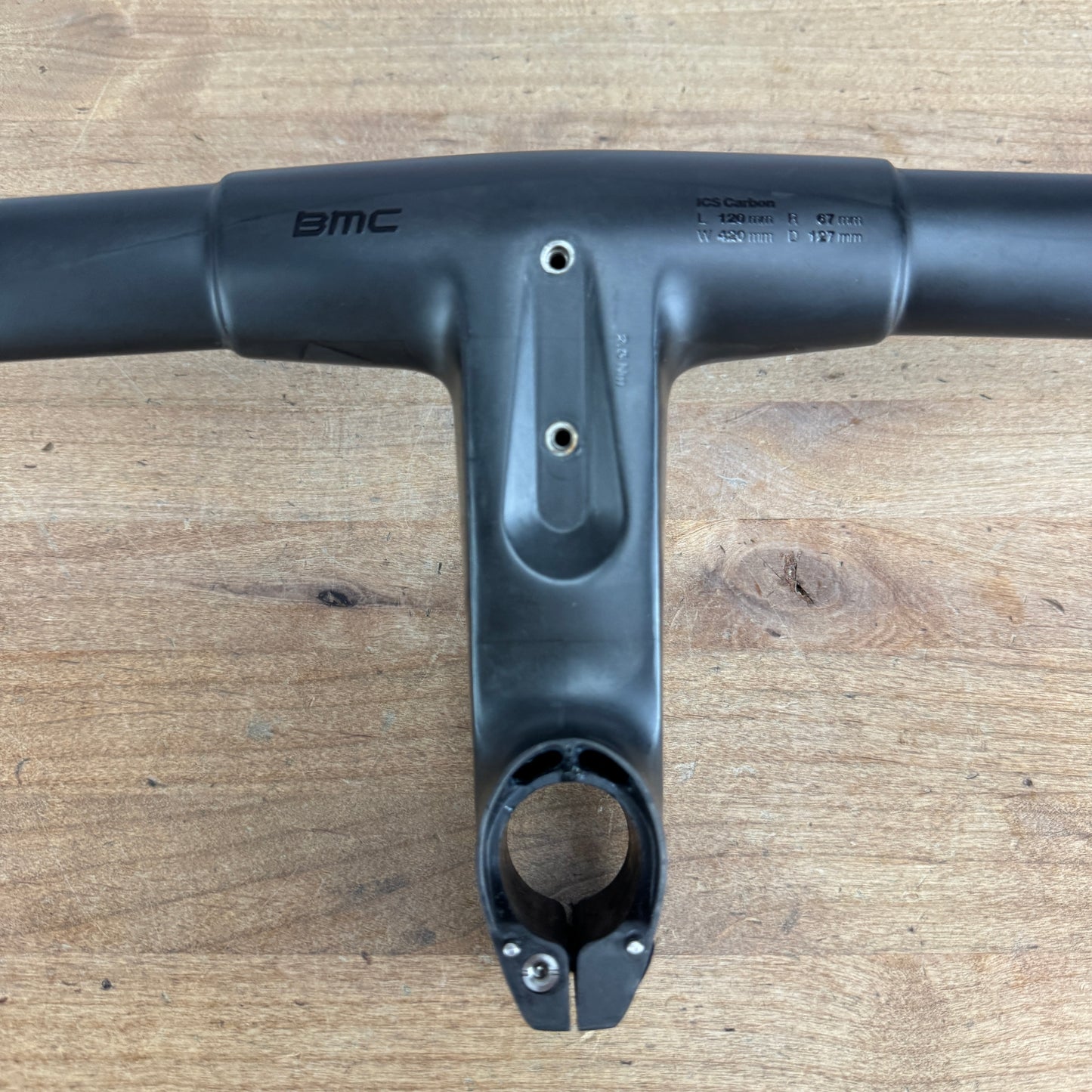 Light Use! BMC CKP ICS Carbon 42/40cm x 120mm Integrated Bike Handlebar 332g