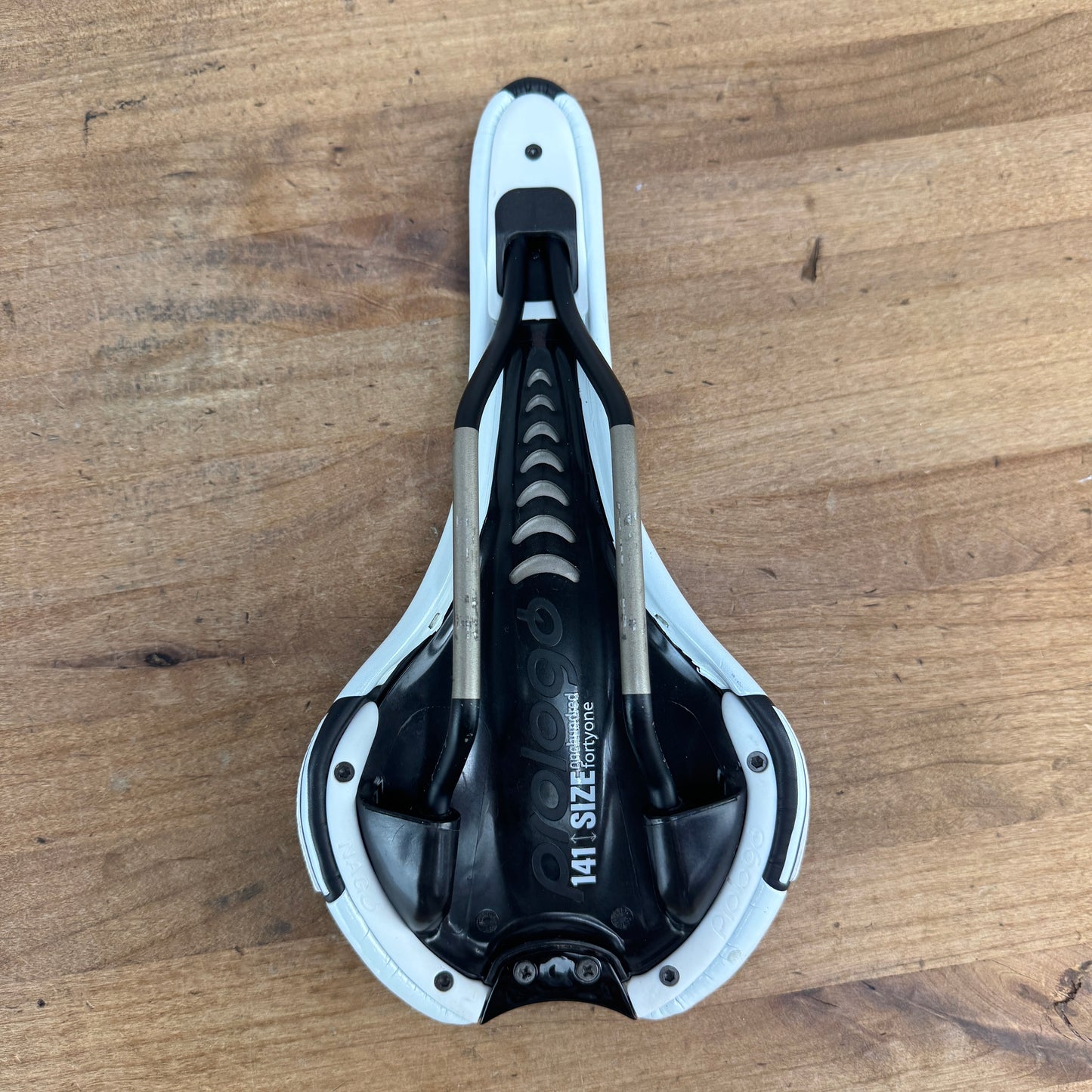Prologo Nago Evo Plus Pro 141mm 7z7mm Ti 1.4 Bike Saddle 2442g