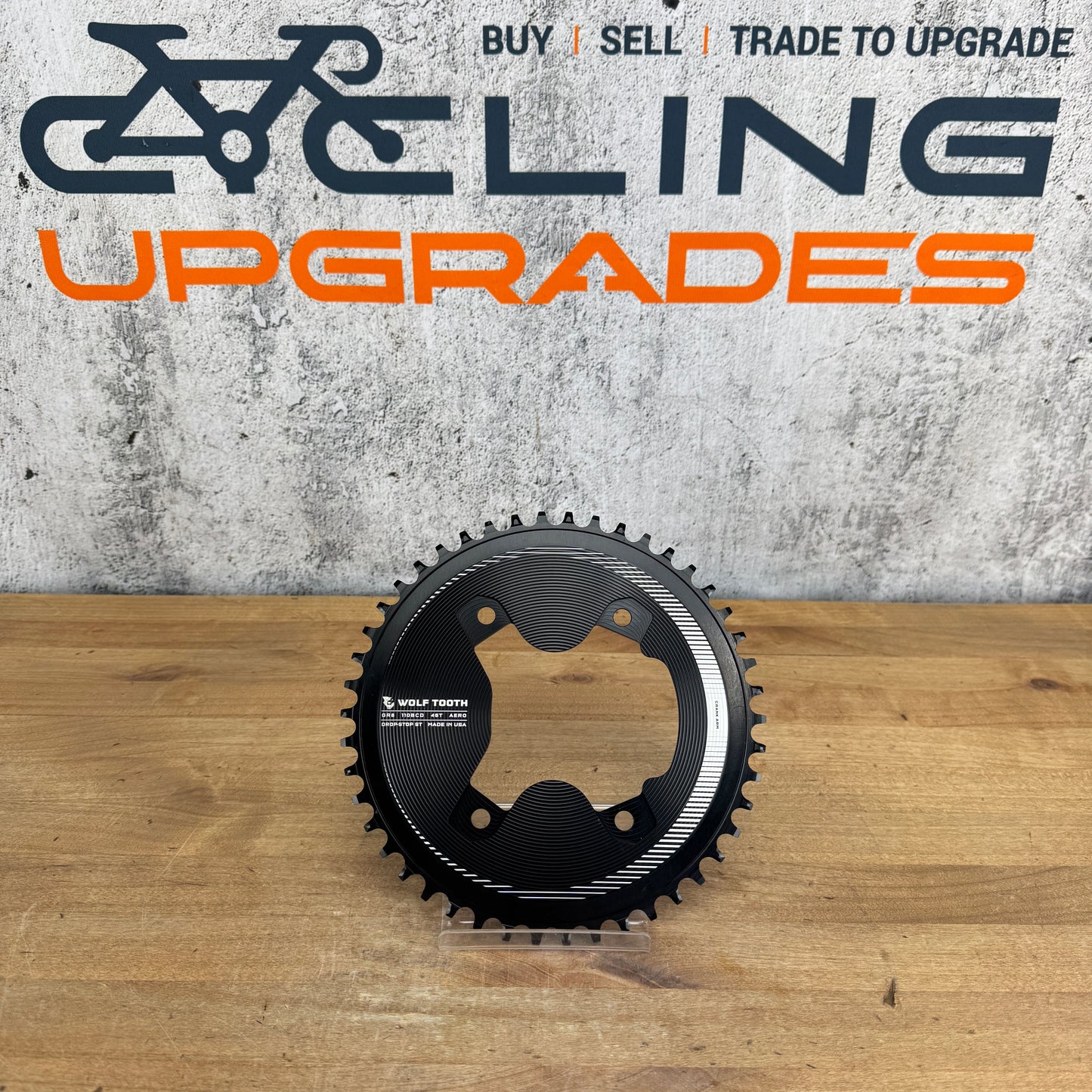 New Takeoff! Wolf Tooth Aero 46t 4-Bolt 110 BCD 1x Chainring For Shimano GRX