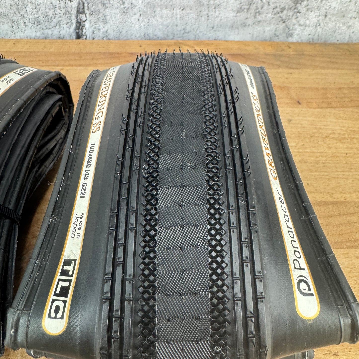 Low Mile! Pair Panaracer Gravel King SS 700c x 43mm Tubeless Gravel Bike Tires
