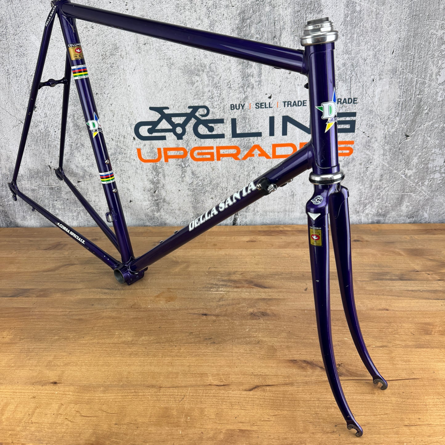 1995 Della Santa Special Corsa 25th Anniversary 57cm Rim Brake Steel Frameset 700c