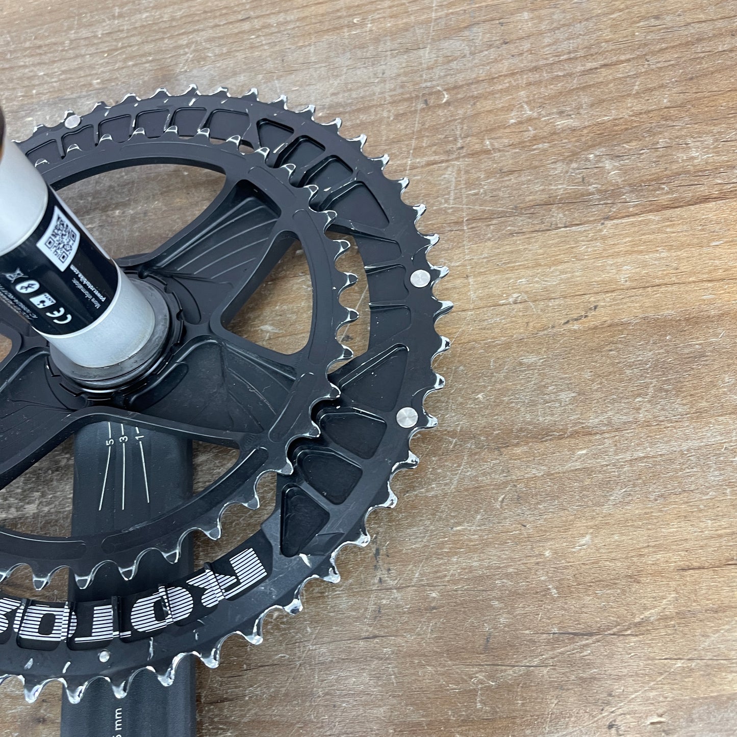 Rotor InPower 53/39t 172.5mm Alloy Road Bike Power Meter Crankset 30mm Spindle