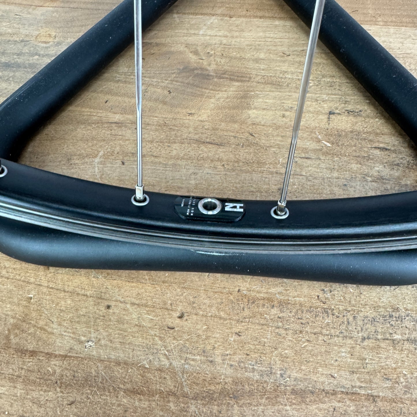 H Plus Son TB 14 Alloy Clincher Wheelset 700c Rim Brake Campagnolo Record Hubs