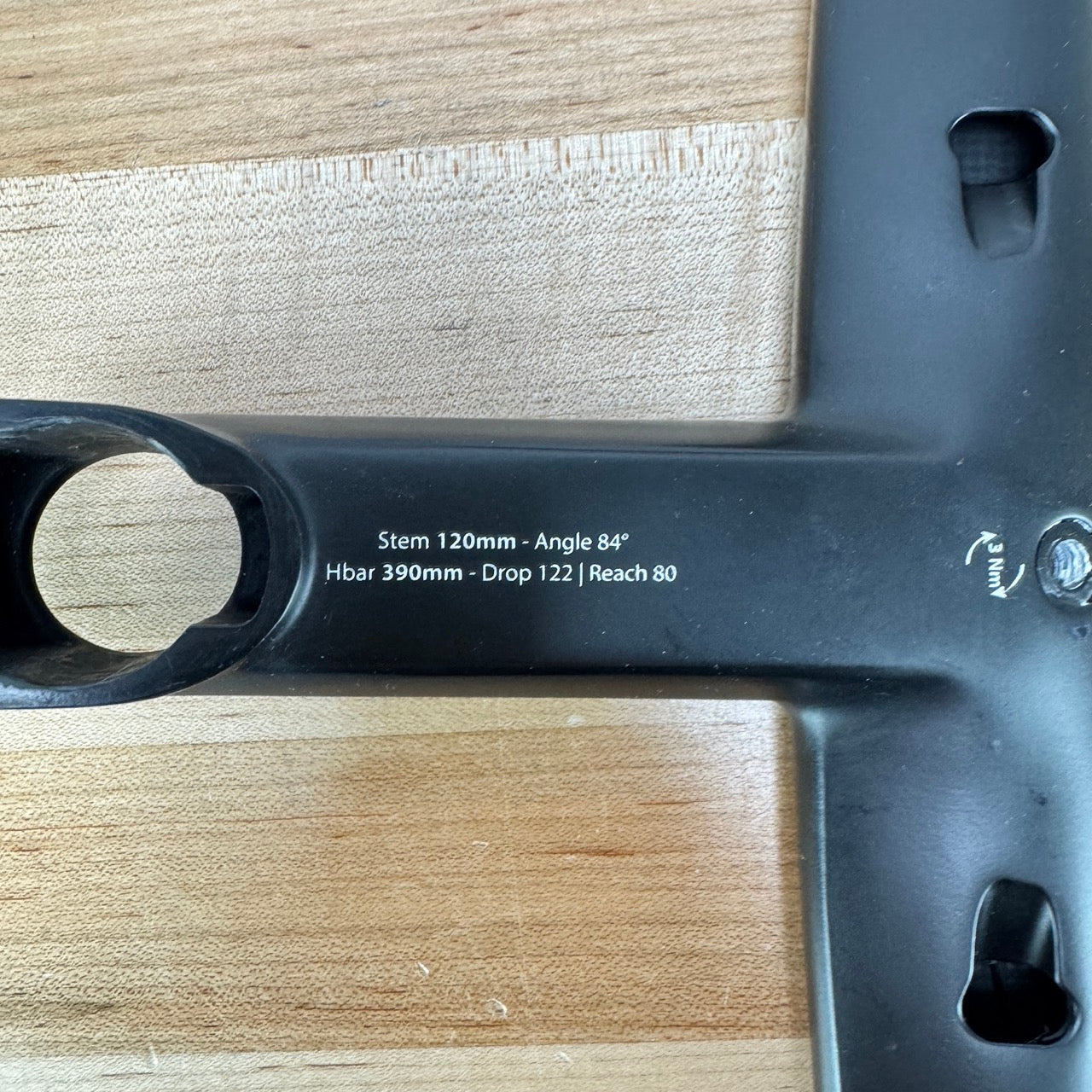 Low Mile! Colnago CC.01 Carbon 39cm x 120mm Integrated Bike Handlebar 357g