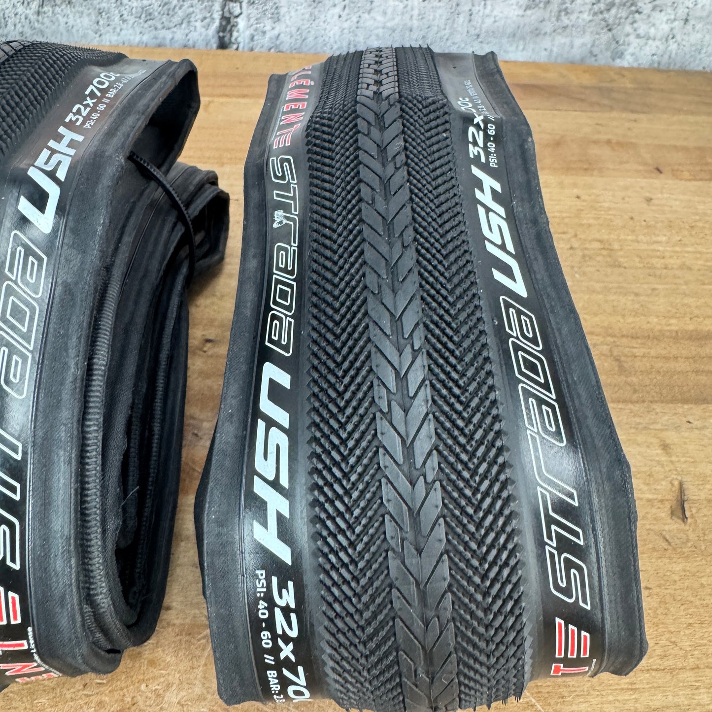 New! Pair Clemente Strada USH 700c x 32mm Tubeless Bike Tires