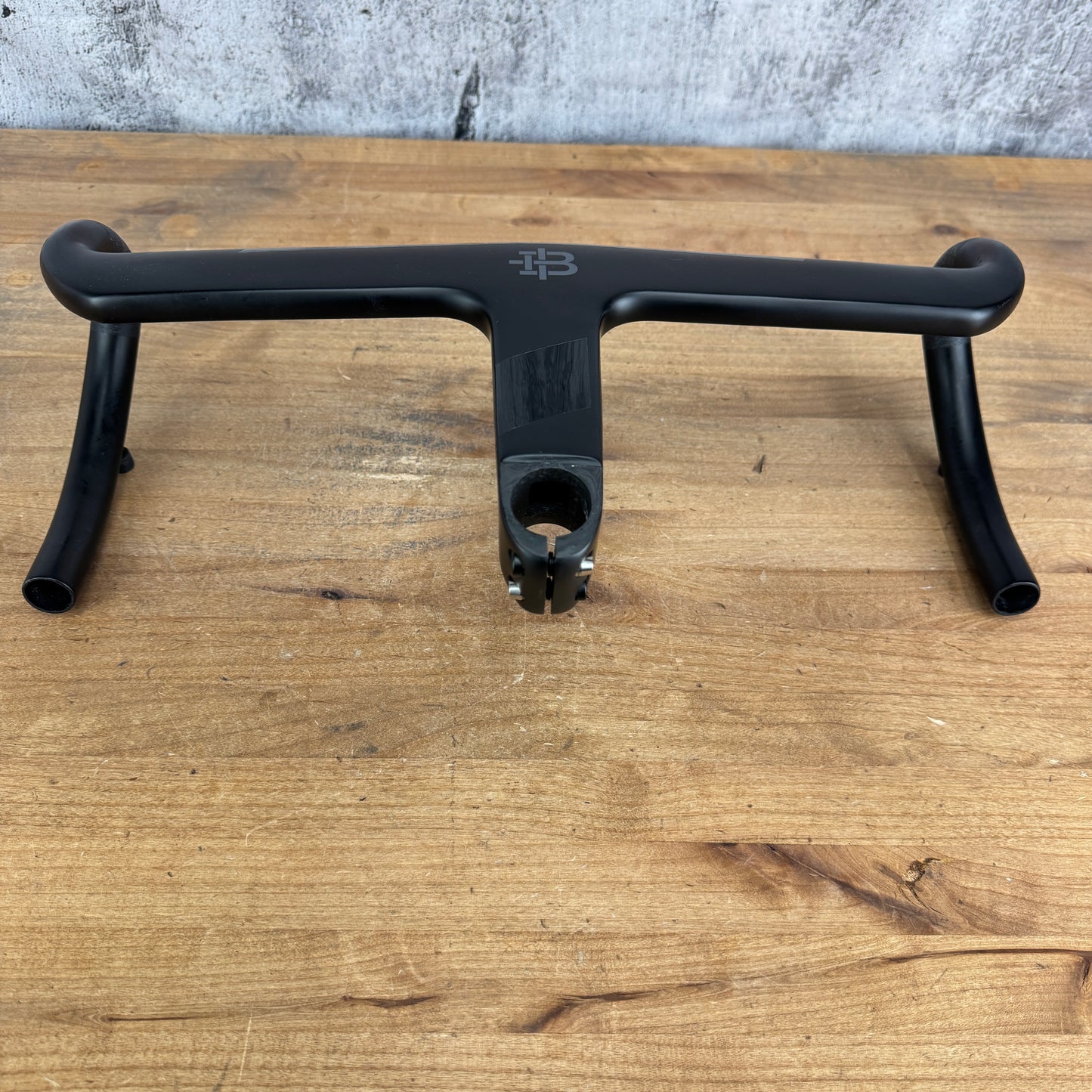 Mint! Black Inc Aero Barstem 42cm Carbon Internal Routing Integrated Handlebar