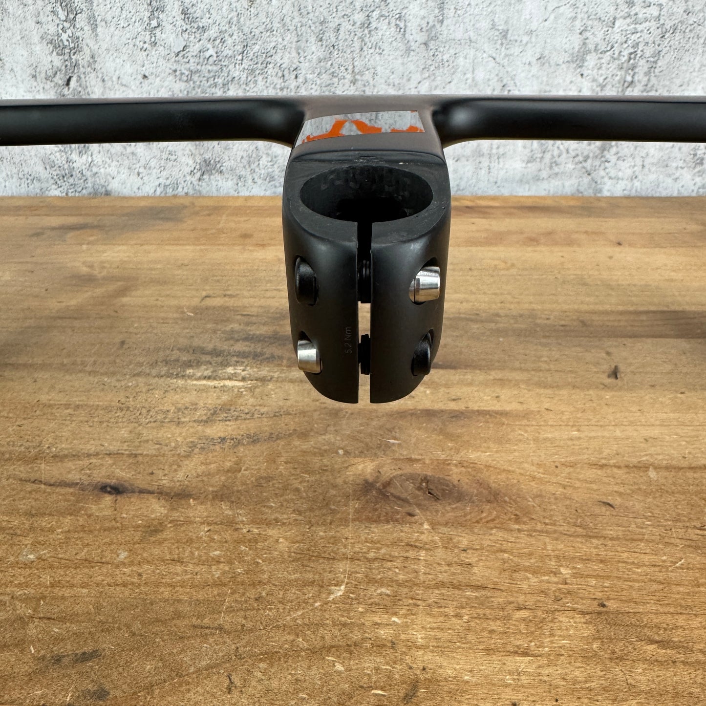 Mint! Black Inc Aero Barstem 42cm Carbon Internal Routing Integrated Handlebar