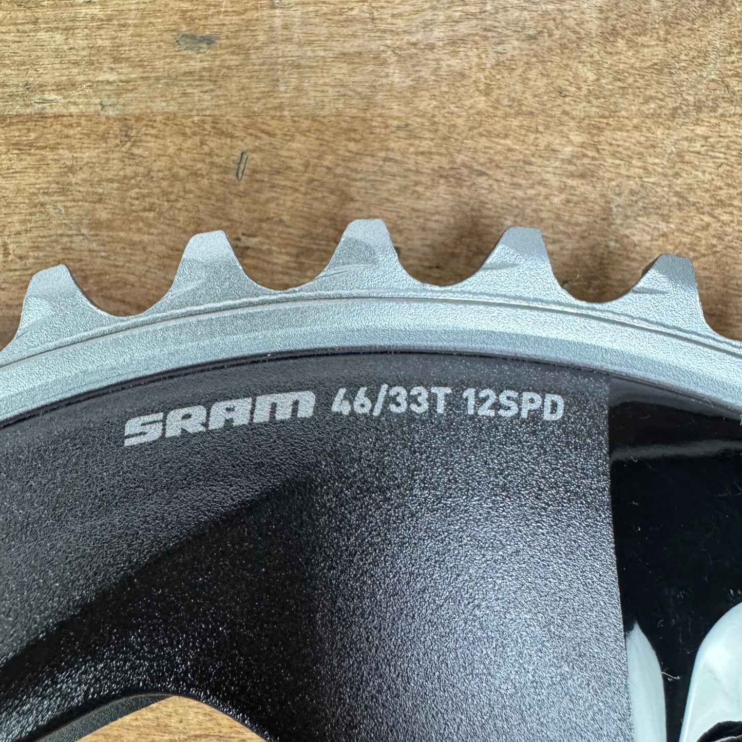 New! SRAM Force AXS 46/33t 12-Speed 107mm 4-Bolt Chainring Set 181g MSRP $165