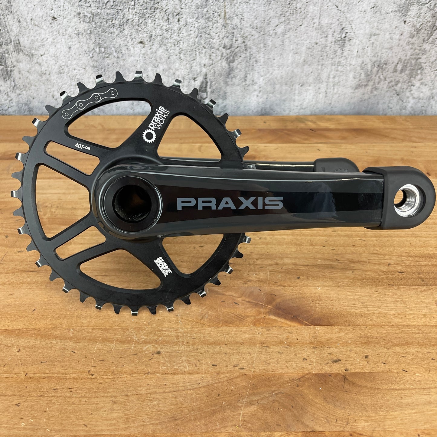 PraxisWorks Zayante M30 172.5mm 40t 1x Crankset 30mm Spindle Direct Mount