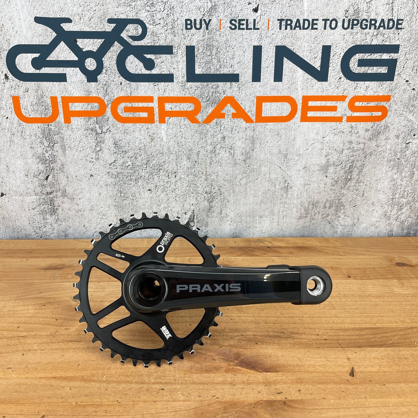 PraxisWorks Zayante M30 172.5mm 40t 1x Crankset 30mm Spindle Direct Mount