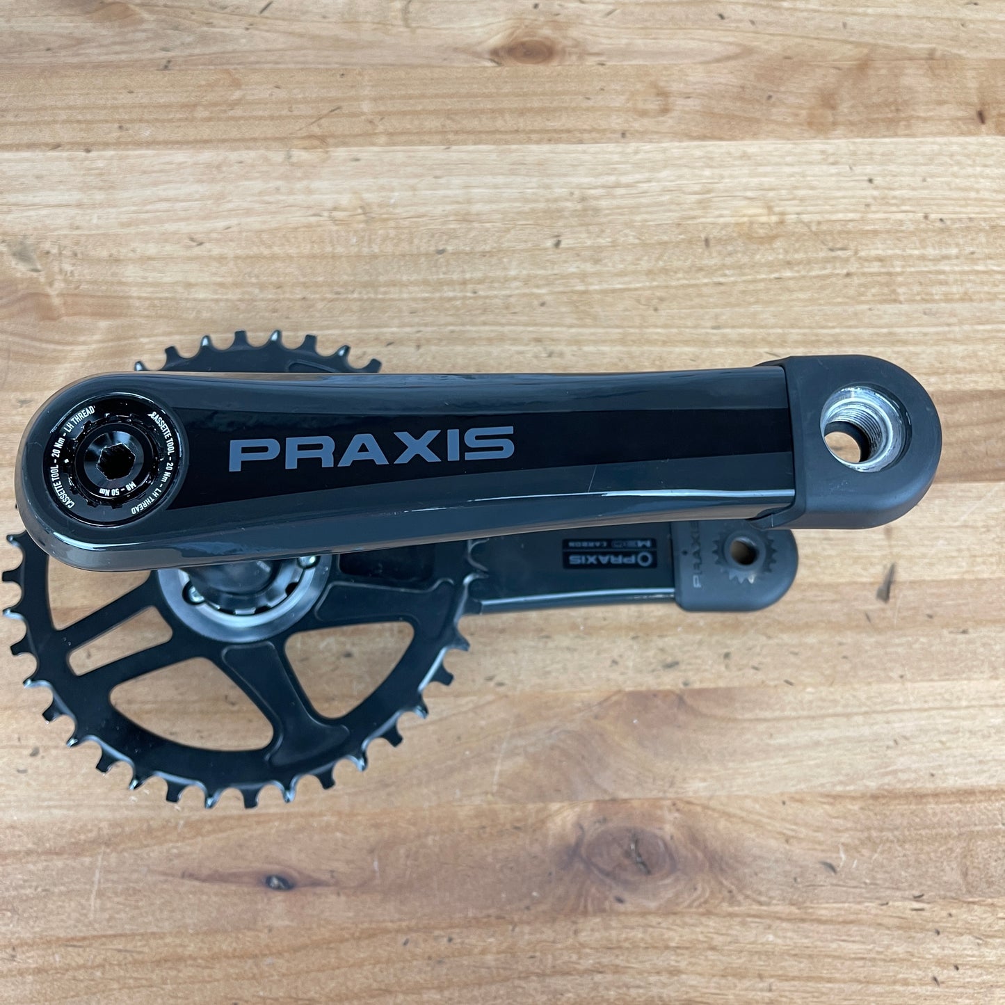 PraxisWorks Zayante M30 172.5mm 40t 1x Crankset 30mm Spindle Direct Mount