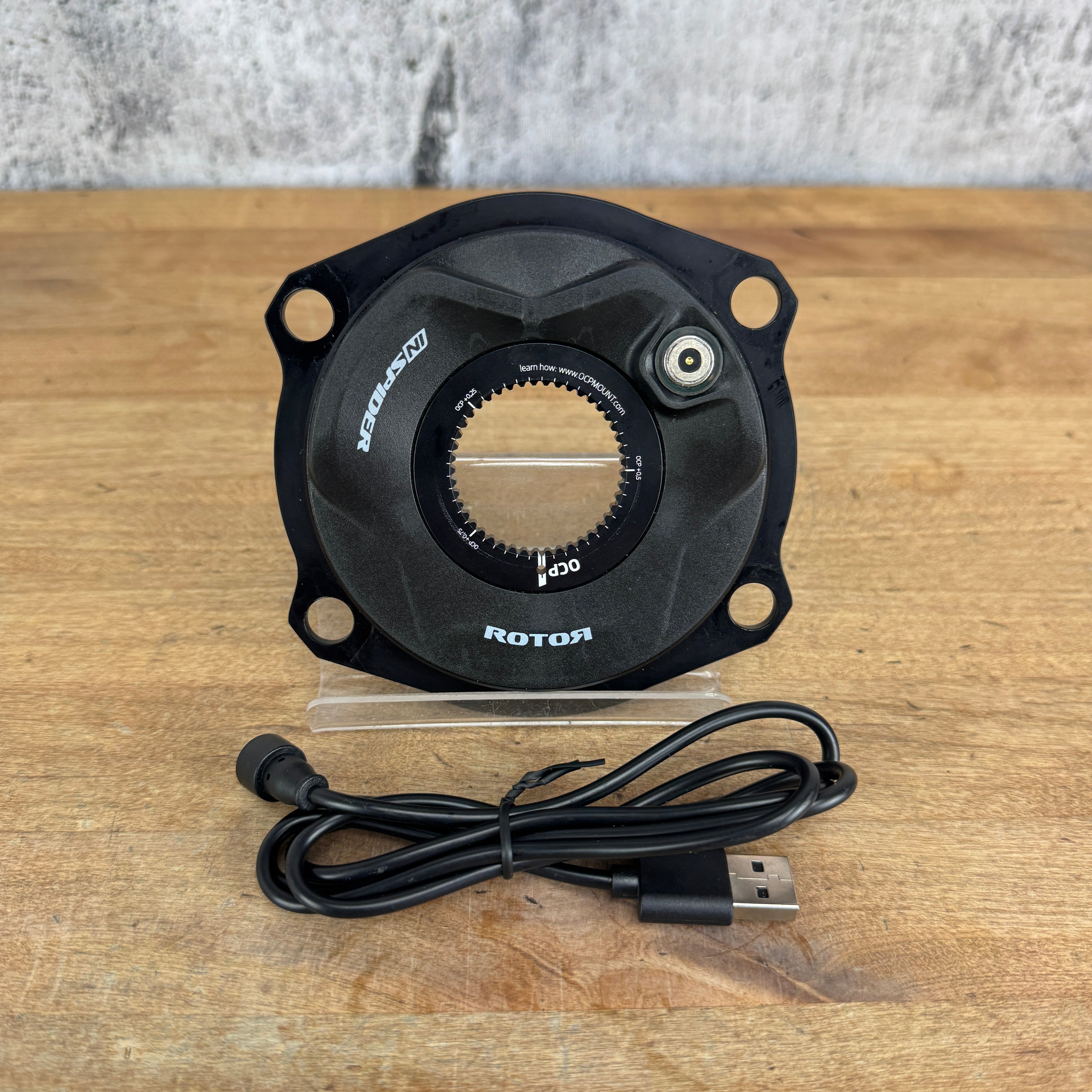 Low Mile! Rotor INspider Power Meter Spider 110mm BCD 4-Bolt OCP