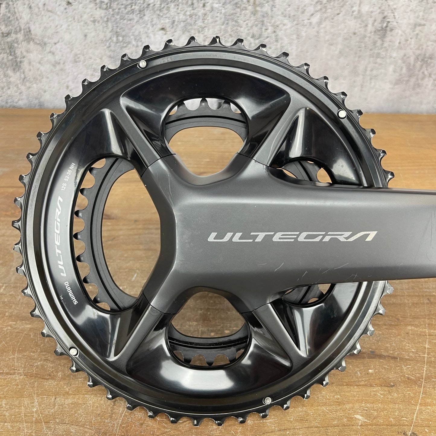 Low Mile! Shimano Ultegra FC-R8100 Alloy 170mm 52/36t 12-Speed Road Crankset