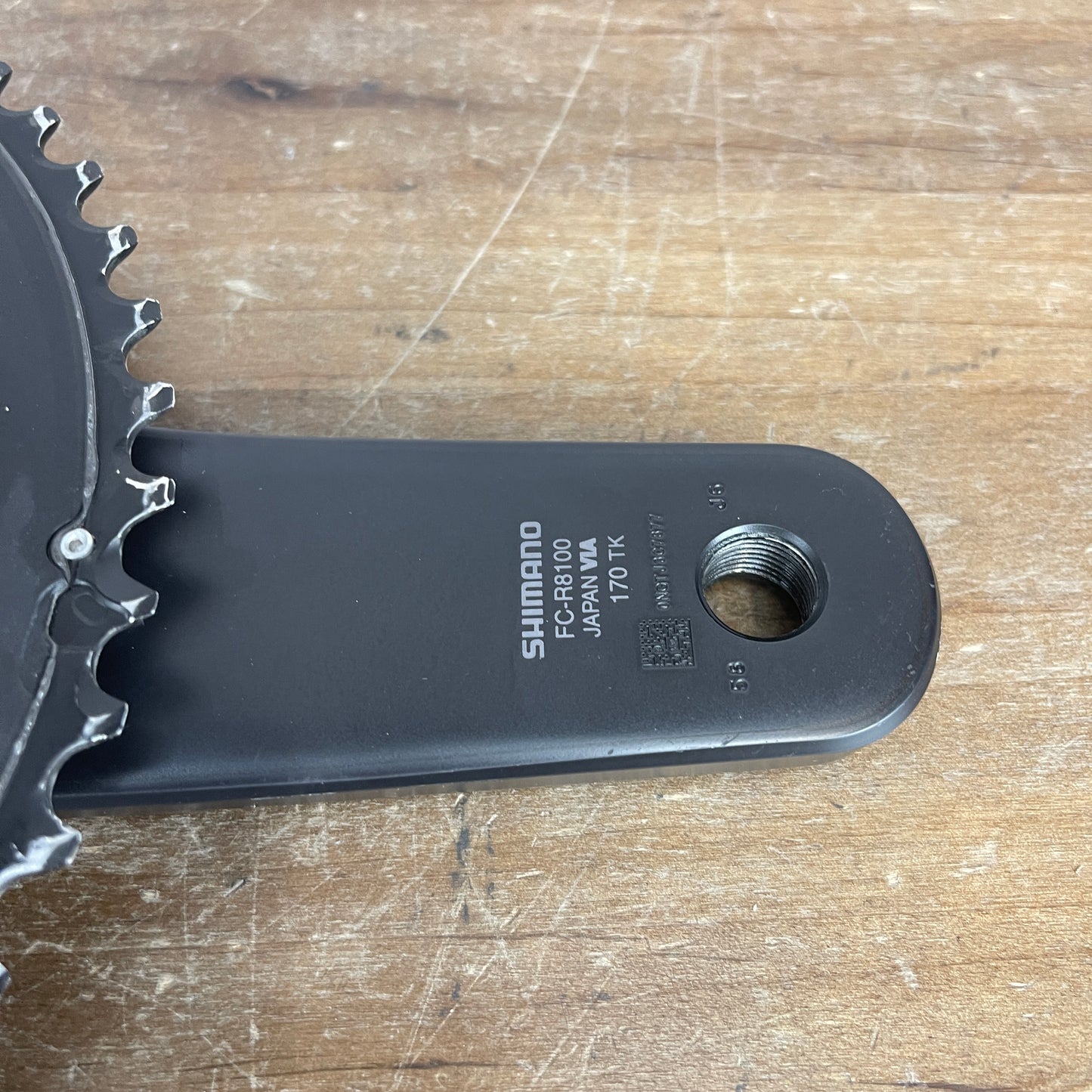 Low Mile! Shimano Ultegra FC-R8100 Alloy 170mm 52/36t 12-Speed Road Crankset