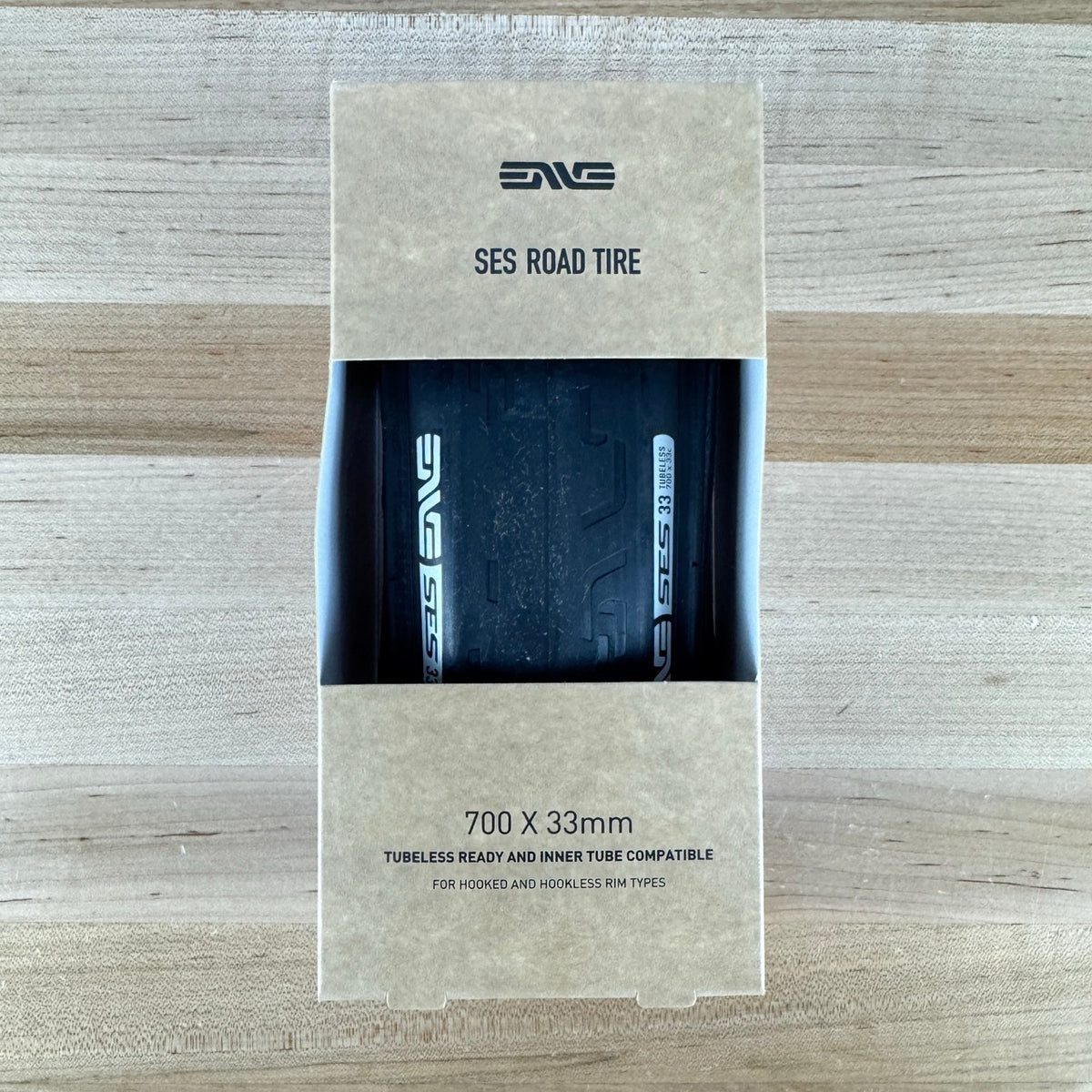 New! Enve SES Road 700c x 33mm Black Tubeless Road Bike Tire