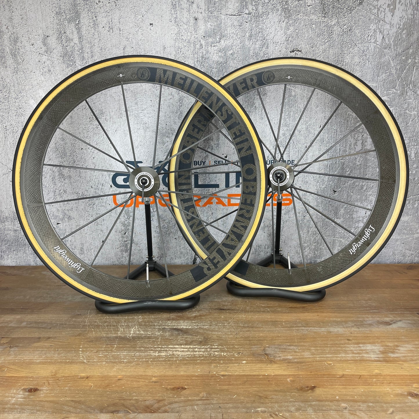 Lightweight Meilenstein Obermayer Carbon Tubular Wheelset 700c Rim Brake 960g