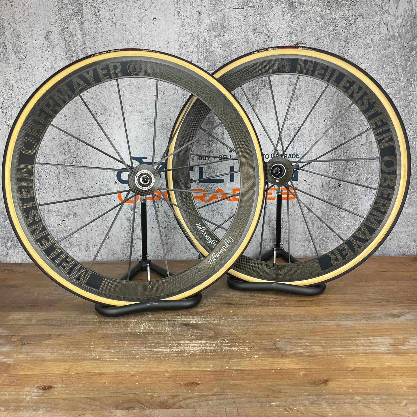 Lightweight Meilenstein Obermayer Carbon Tubular Wheelset 700c Rim Brake 960g