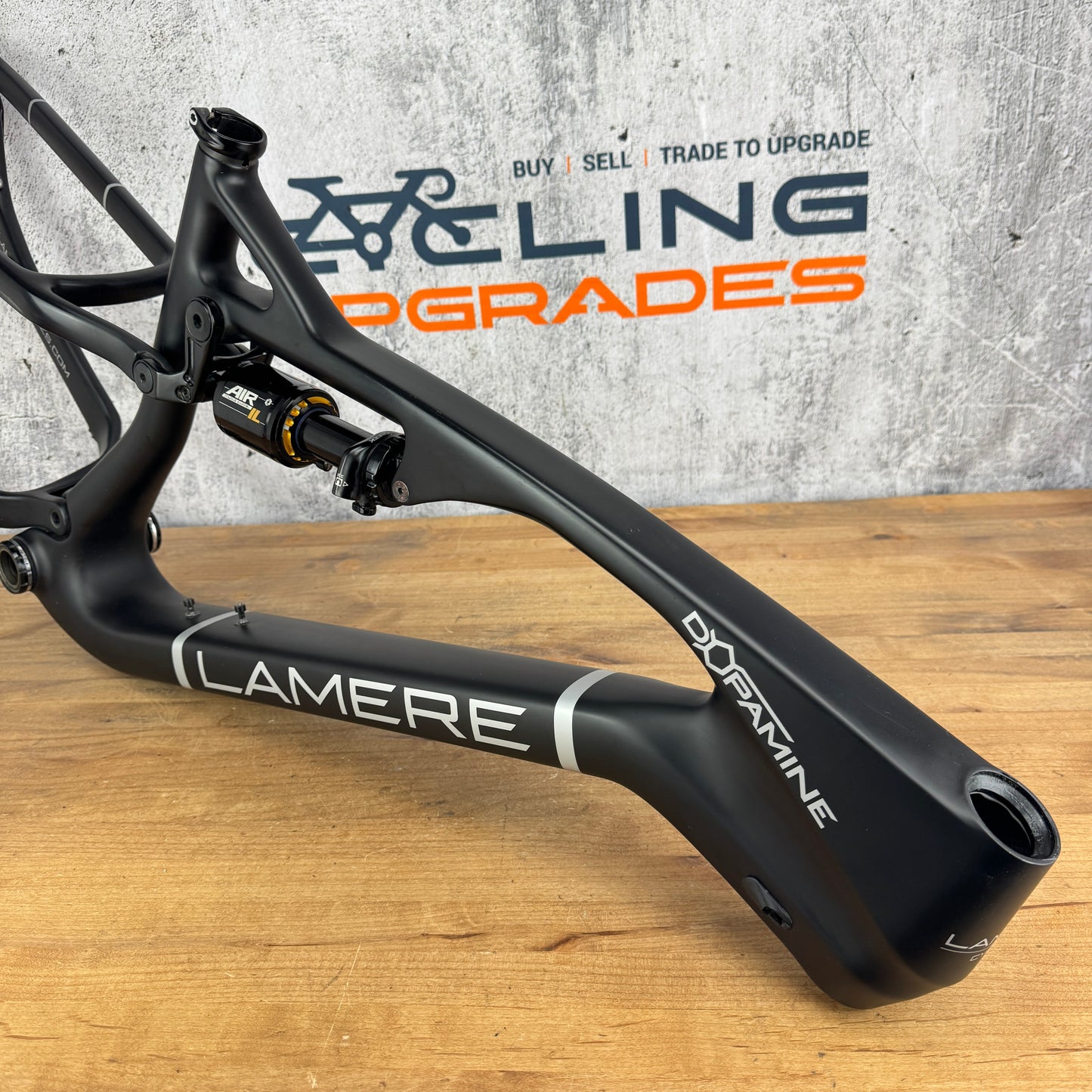Lamere Dopamine Medium Carbon Fat Bike Disc Brake Frameset 26" 2857g