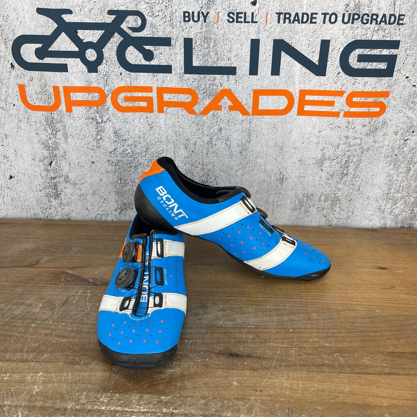 Bont Vaypor+ 2016 Cycling Carbon 3-Bolt Men's Road Bike Shoes Size 12 US 47 EU