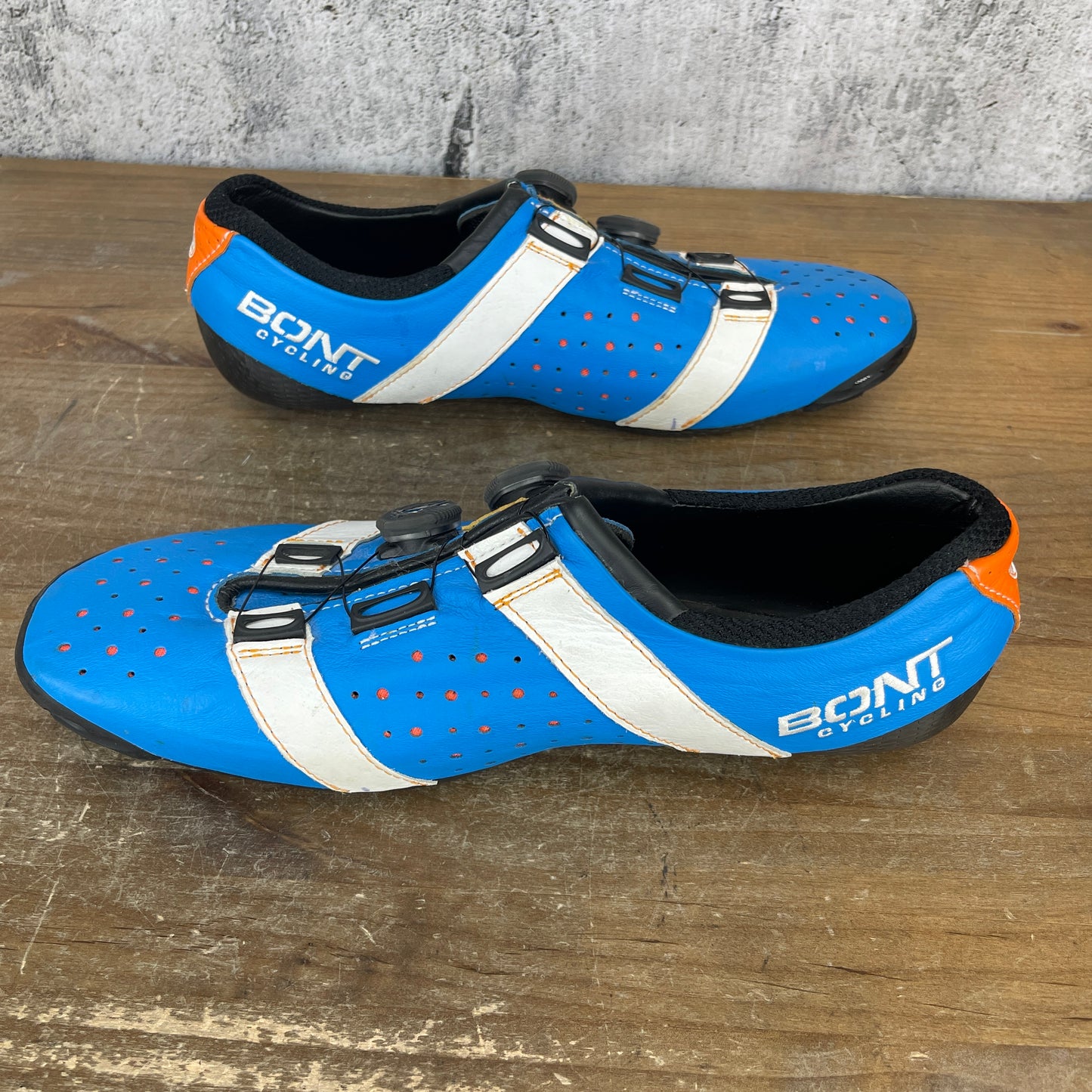 Bont Vaypor+ 2016 Cycling Carbon 3-Bolt Men's Road Bike Shoes Size 12 US 47 EU