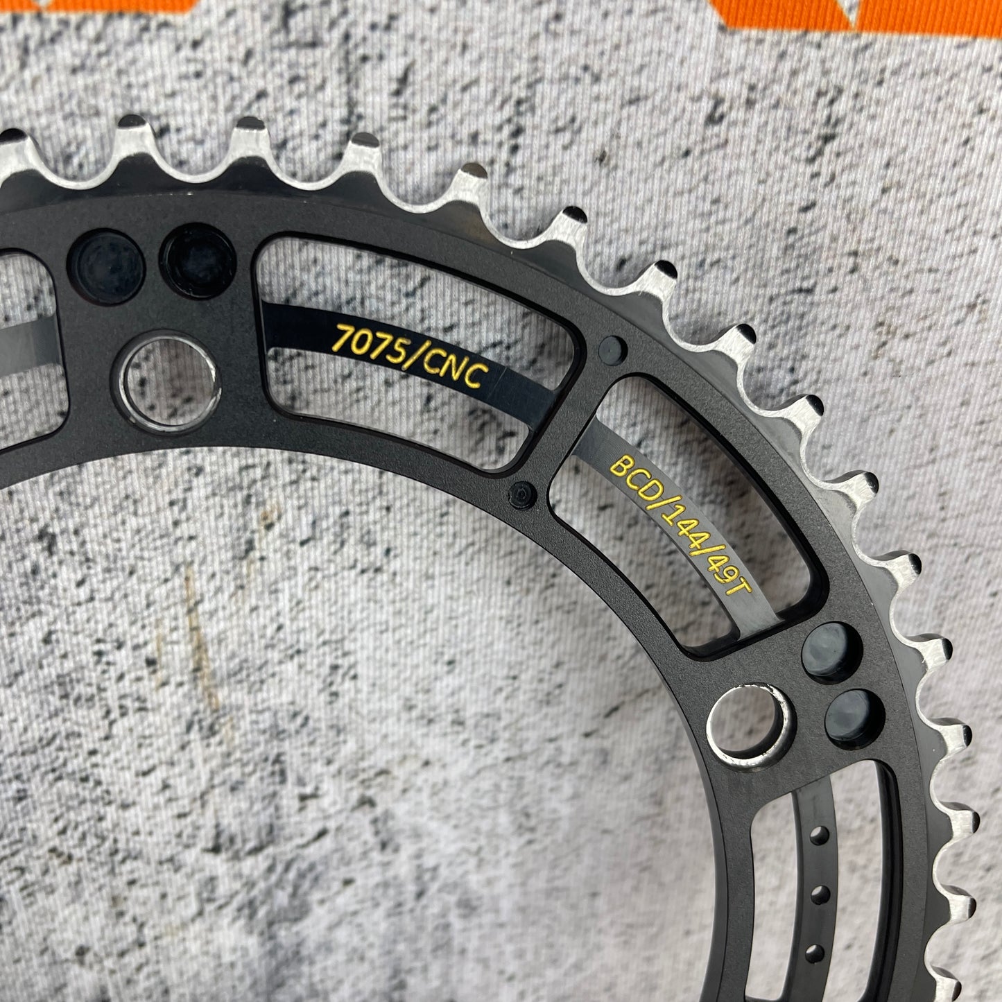 Alte Cycles Pista 49t 5-Bolt 144BCD Cycling Single Track Fixed Gear Chainring