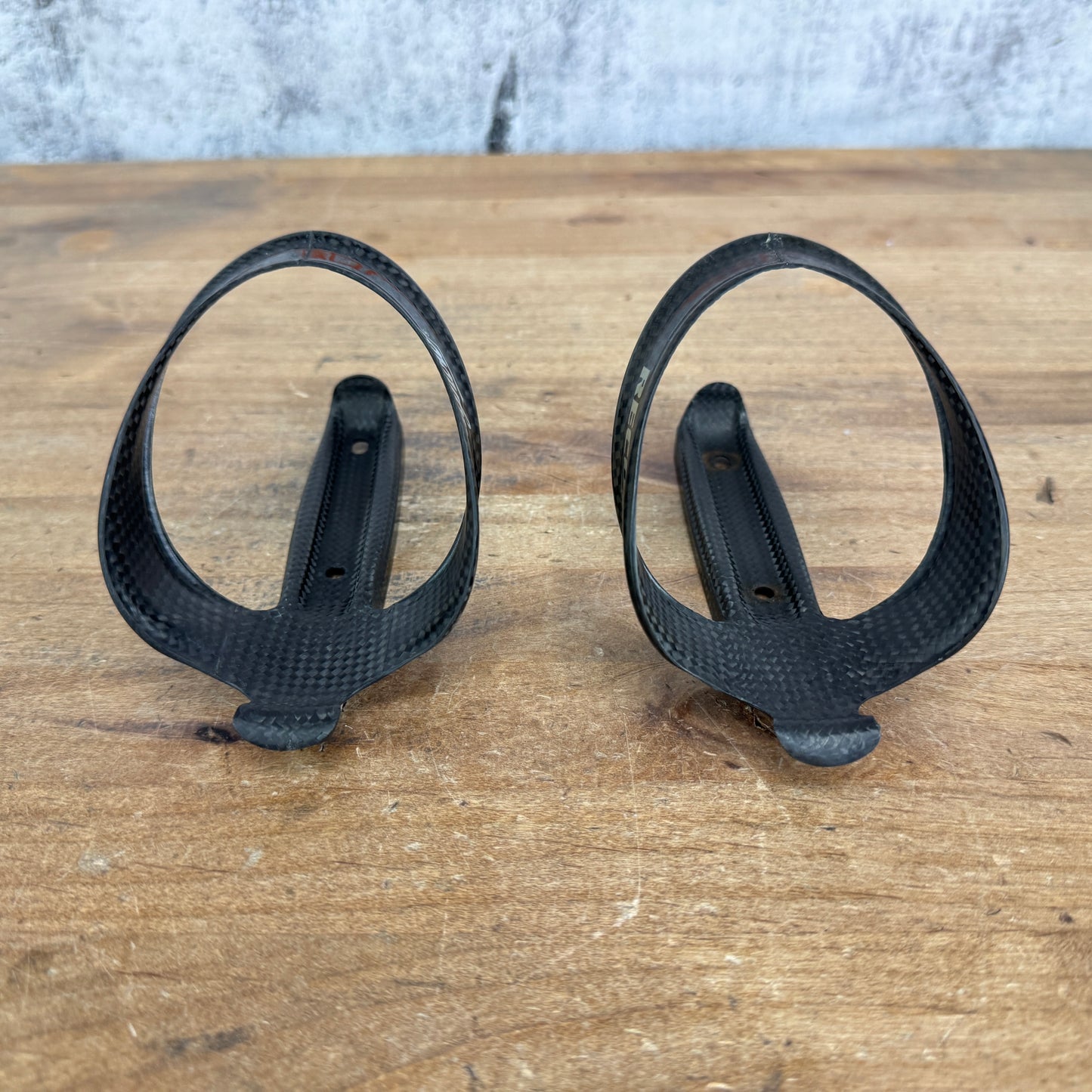 Vintage! Pair Campagnolo Record Carbon Bike Water Bottle Cages 40g