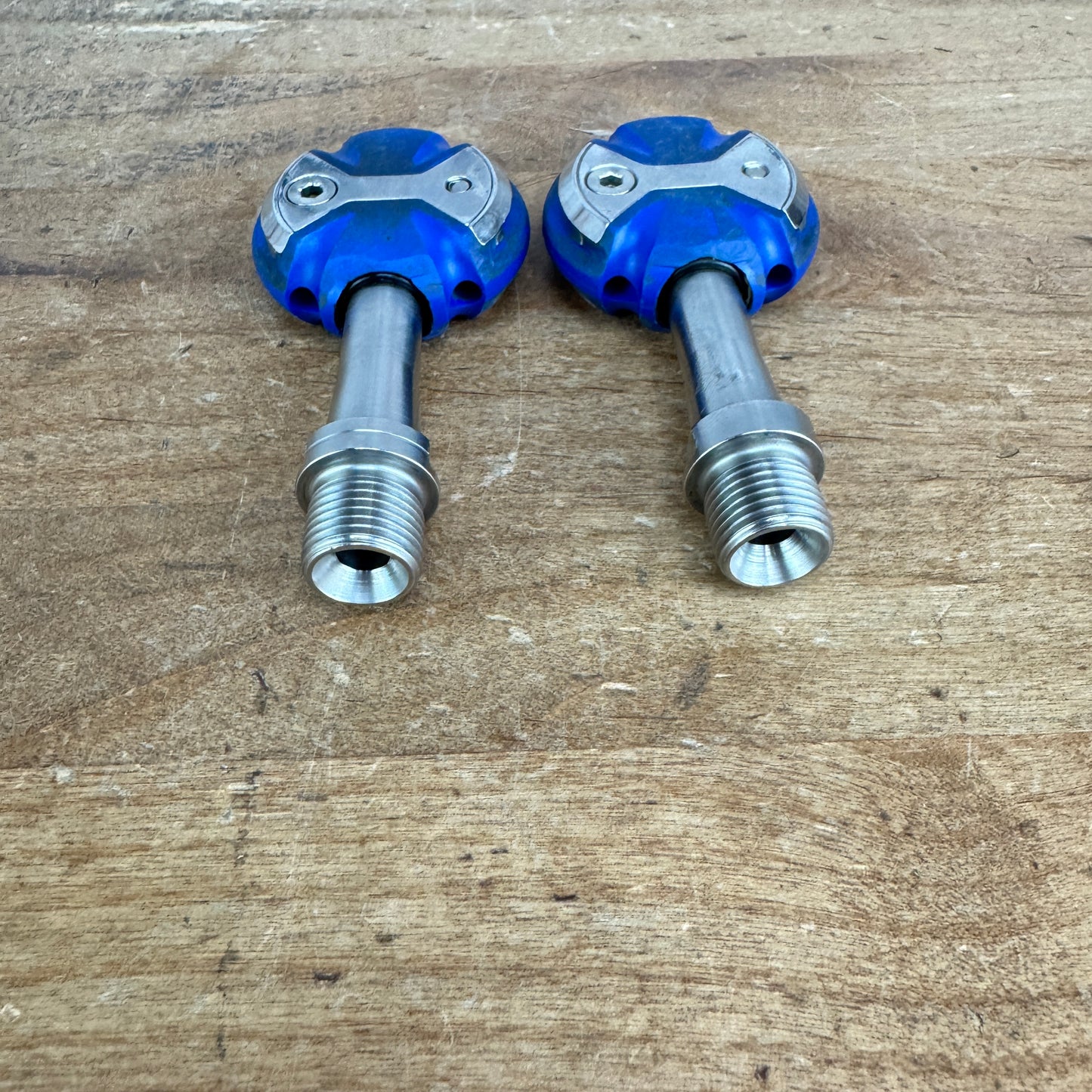 Speedplay Zero Stainless Steel Blue Road Bike Clipless Pedals 211g