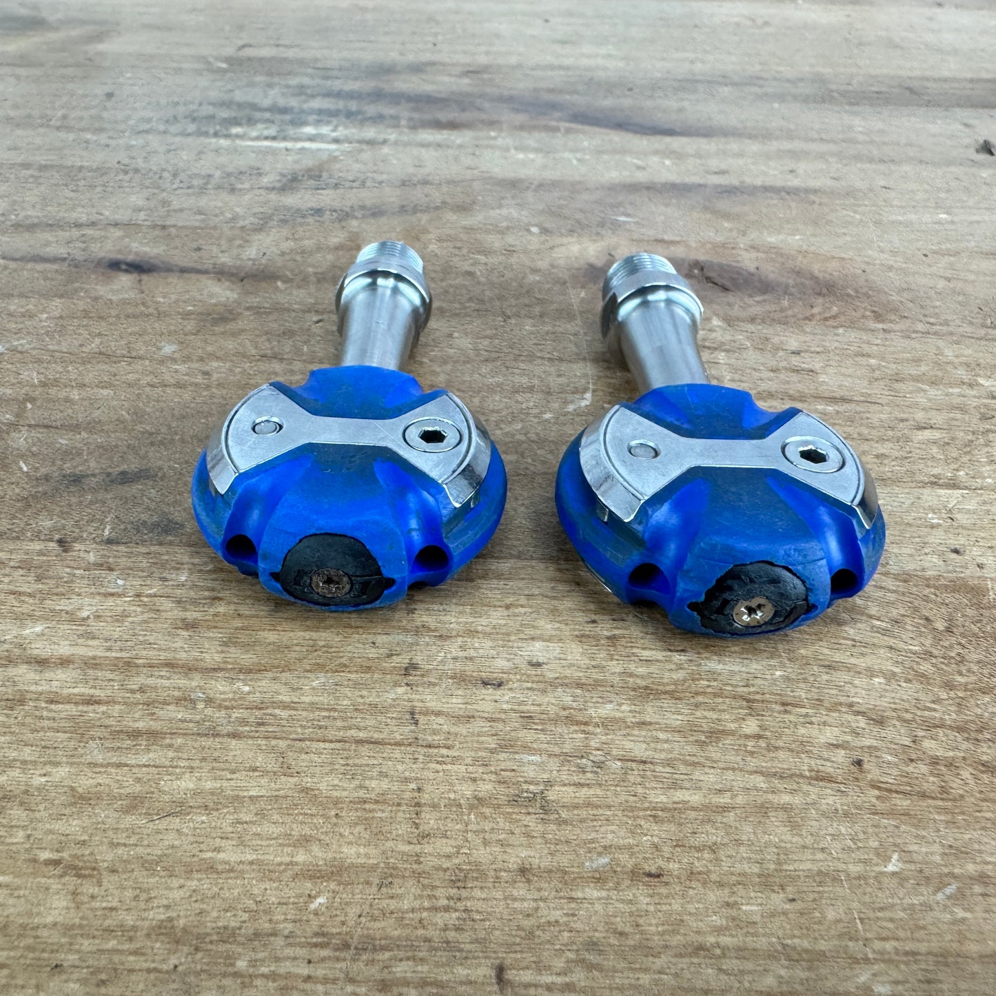 Speedplay Zero Stainless Steel Blue Road Bike Clipless Pedals 211g